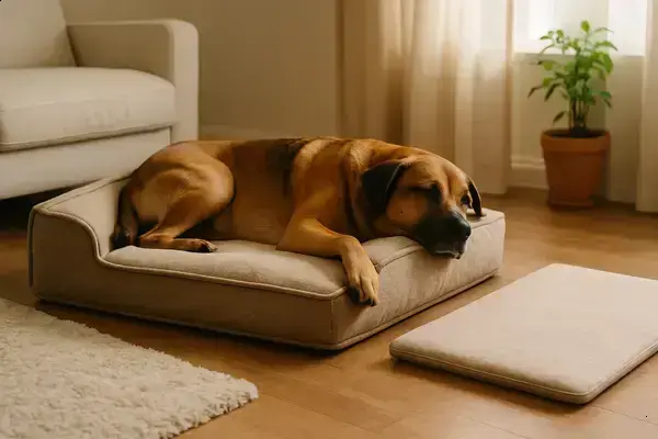 Cama Simples Ou Com Bordas? O Que Cães Grandes Preferem